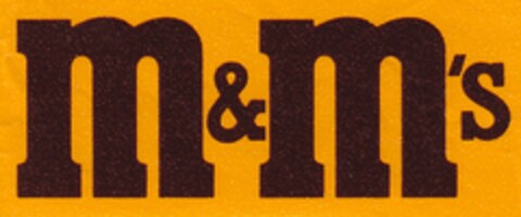 m&m's Logo (DPMA, 02/05/1989)