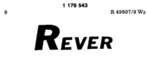 REVER Logo (DPMA, 14.07.1990)