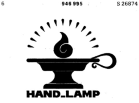 HAND-LAMP Logo (DPMA, 30.06.1973)