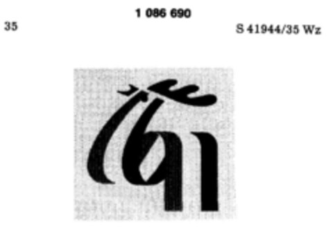 1086690 Logo (DPMA, 21.06.1985)