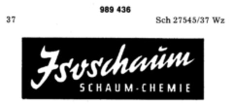 Isoschaum SCHAUM-CHEMIE Logo (DPMA, 04/02/1979)