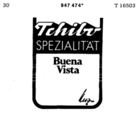 Tchibo SPEZIALITÄT Buena Vista Logo (DPMA, 11.11.1974)