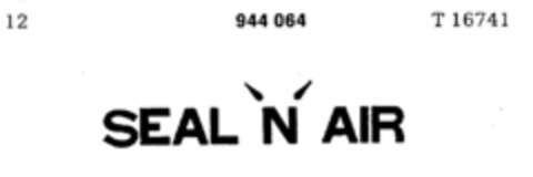 SEAL N AIR Logo (DPMA, 13.05.1975)