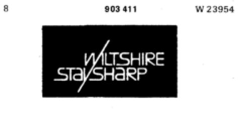 WILTSHIRE STAYSHARP Logo (DPMA, 17.04.1972)