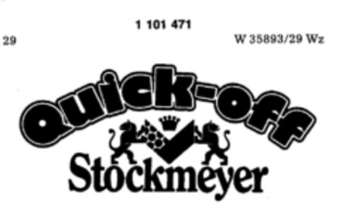 Quick-off Stockmeyer Logo (DPMA, 13.02.1986)