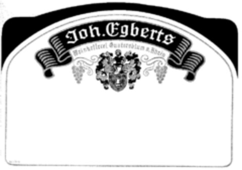 Joh. Egberts Weinkellerei Buntersblum a. Rhein Logo (DPMA, 22.04.1985)