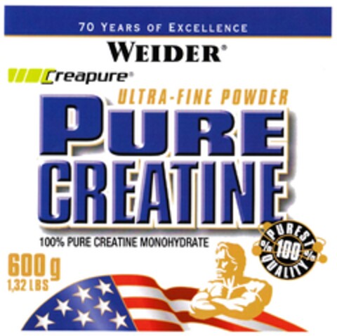 WEIDER PURE CREATINE Logo (DPMA, 11/19/2008)