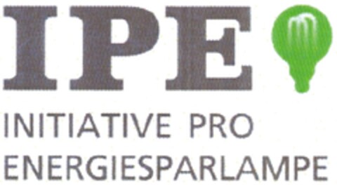 IPE INITIATIVE PRO ENERGIESPARLAMPE Logo (DPMA, 22.01.2009)