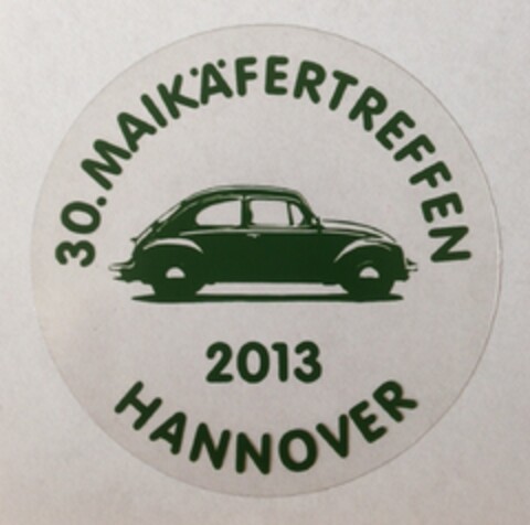 30. MAIKÄFERTREFFEN 2013 HANNOVER Logo (DPMA, 04/17/2014)