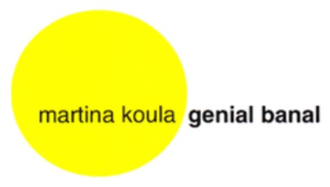 martina koula genial banal Logo (DPMA, 08/26/2014)