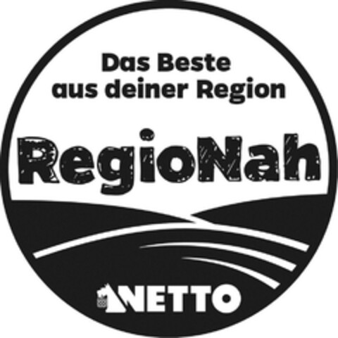 Das Beste aus deiner Region RegioNah NETTO Logo (DPMA, 22.08.2016)