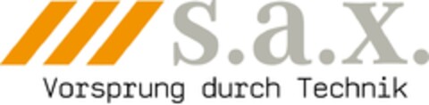 s.a.x. Vorsprung durch Technik Logo (DPMA, 07.10.2020)