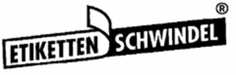 ETIKETTEN SCHWINDEL Logo (DPMA, 23.05.2003)