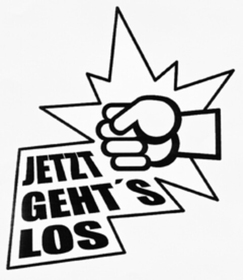 JETZT GEHT`S LOS Logo (DPMA, 31.03.2004)