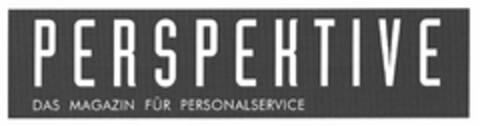 PERSPEKTIVE DAS MAGAZIN FÜR PERSONALSERIVCE Logo (DPMA, 14.06.2004)