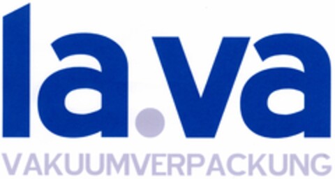 la.va VAKUUMVERPACKUNG Logo (DPMA, 08/16/2004)