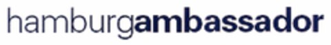 hamburgambassador Logo (DPMA, 30.05.2005)
