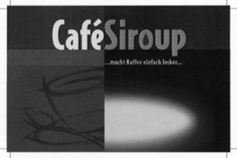 CaféSiroup ...macht Kaffee einfach lecker... Logo (DPMA, 08/10/2005)