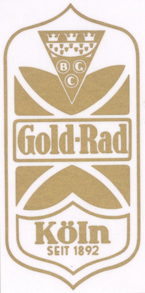 Gold-Rad Köln SEIT 1892 Logo (DPMA, 29.01.2007)
