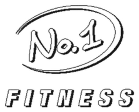 No.1 FITNESS Logo (DPMA, 30.08.2007)