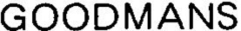 GOODMANS Logo (DPMA, 24.05.1995)