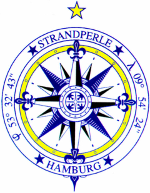 STRANDPERLE HAMBURG Logo (DPMA, 08/30/1995)