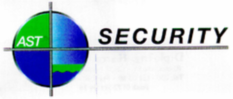 AST SECURITY Logo (DPMA, 07.08.1996)