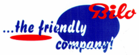 Bilo ...the friendly company! Logo (DPMA, 02.09.1998)