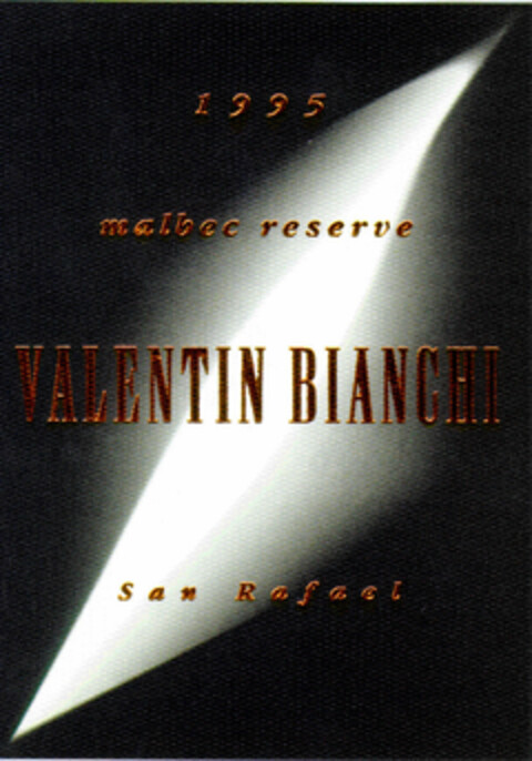 1995 malbec reserve VALENTIN BIANCHI San Rafael Logo (DPMA, 12/29/1998)