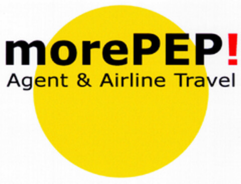 morePEP! Agent & Airline Travel Logo (DPMA, 05/27/1999)