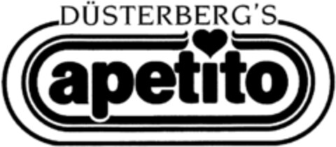 DÜSTERBERG`S apetito Logo (DPMA, 21.07.1988)