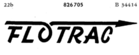 FLOTRAC Logo (DPMA, 09/17/1965)