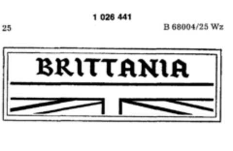 BRITTANIA Logo (DPMA, 20.05.1981)