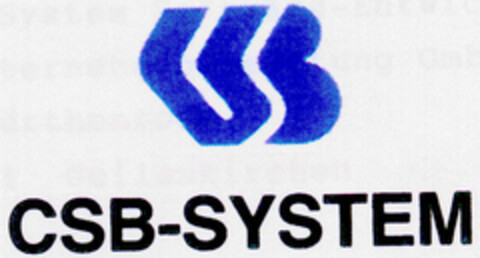 CSB-SYSTEM Logo (DPMA, 13.07.1993)