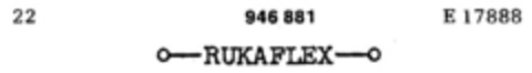 RUKAFLEX Logo (DPMA, 21.03.1975)