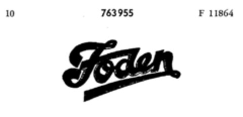 Foden Logo (DPMA, 21.07.1961)