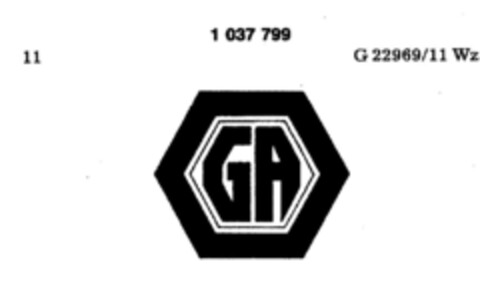 GA Logo (DPMA, 07.01.1974)