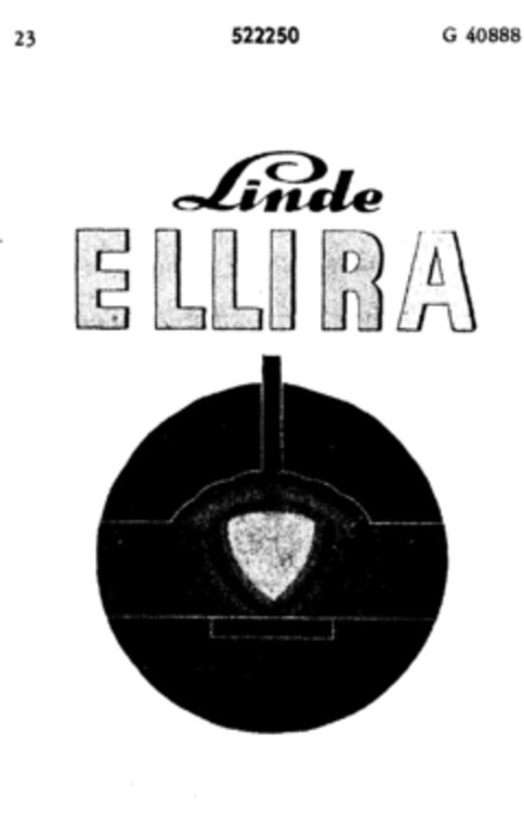 Linde ELLIRA Logo (DPMA, 08.10.1938)