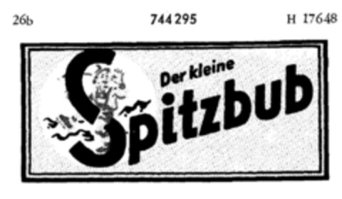 Der kleine Spitzbub Logo (DPMA, 24.03.1960)