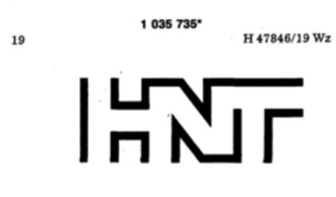 HNT Logo (DPMA, 16.08.1980)