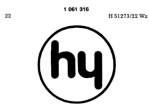 hy Logo (DPMA, 03.05.1983)