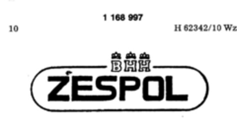BHH ZESPOL Logo (DPMA, 06.10.1989)