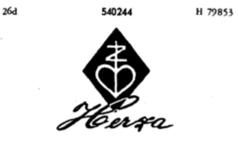 Herza Logo (DPMA, 17.07.1940)