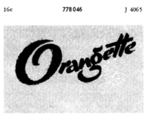 Orangette Logo (DPMA, 05.04.1962)