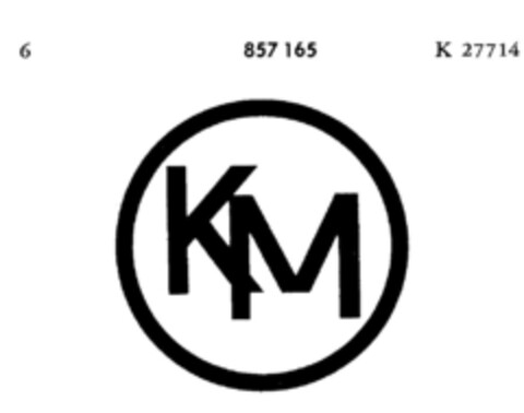 KM Logo (DPMA, 15.09.1967)