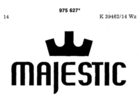 MAJESTIC Logo (DPMA, 05.05.1978)