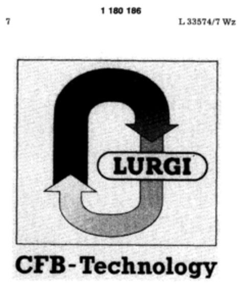 LURGI CFB-Technology Logo (DPMA, 01.06.1990)