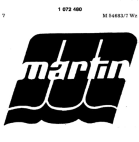 martin Logo (DPMA, 27.04.1984)