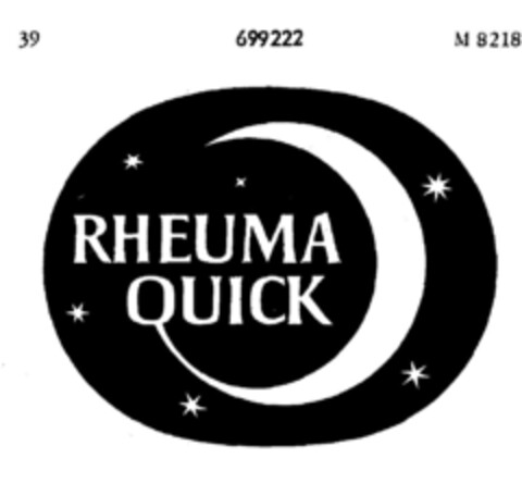 RHEUMA QUICK Logo (DPMA, 22.07.1954)