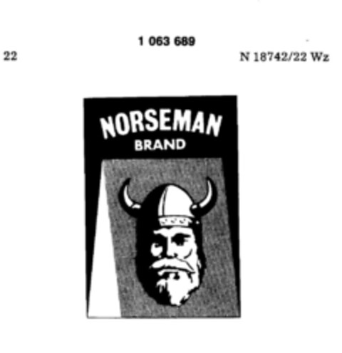 NORSEMAN BRAND Logo (DPMA, 12.08.1983)